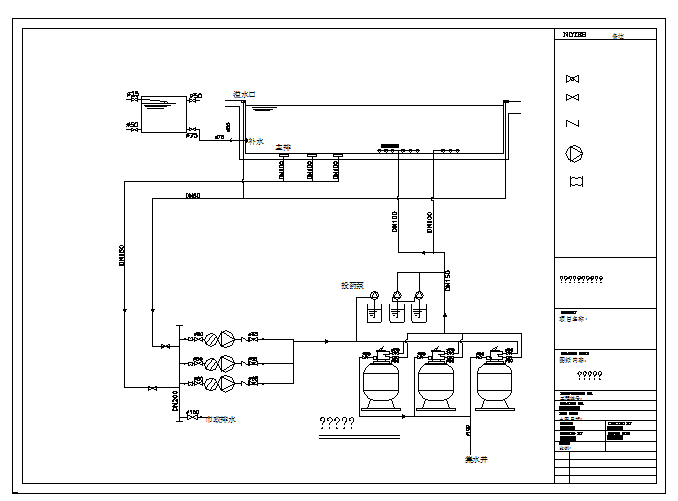 Pool system diagram Detail.