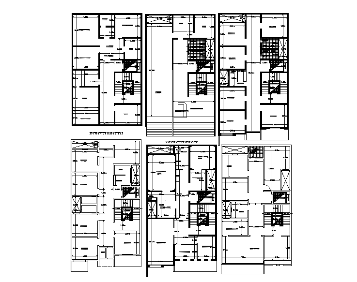 Apartment House lay-out detail