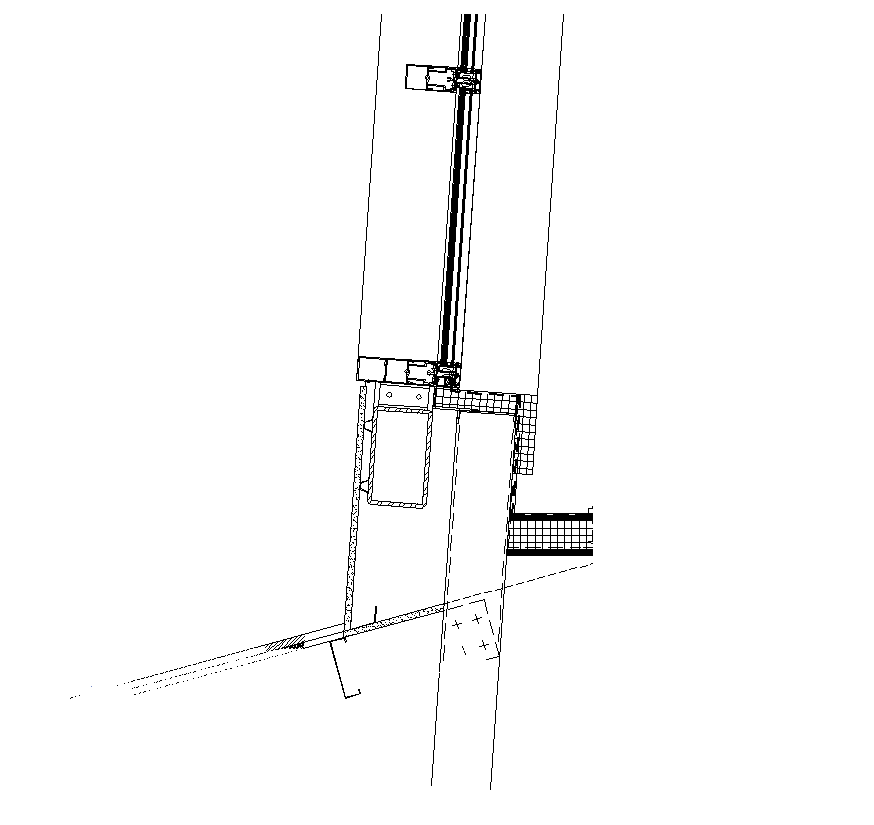 Structure Connection detail 2d view layout in autocad format file