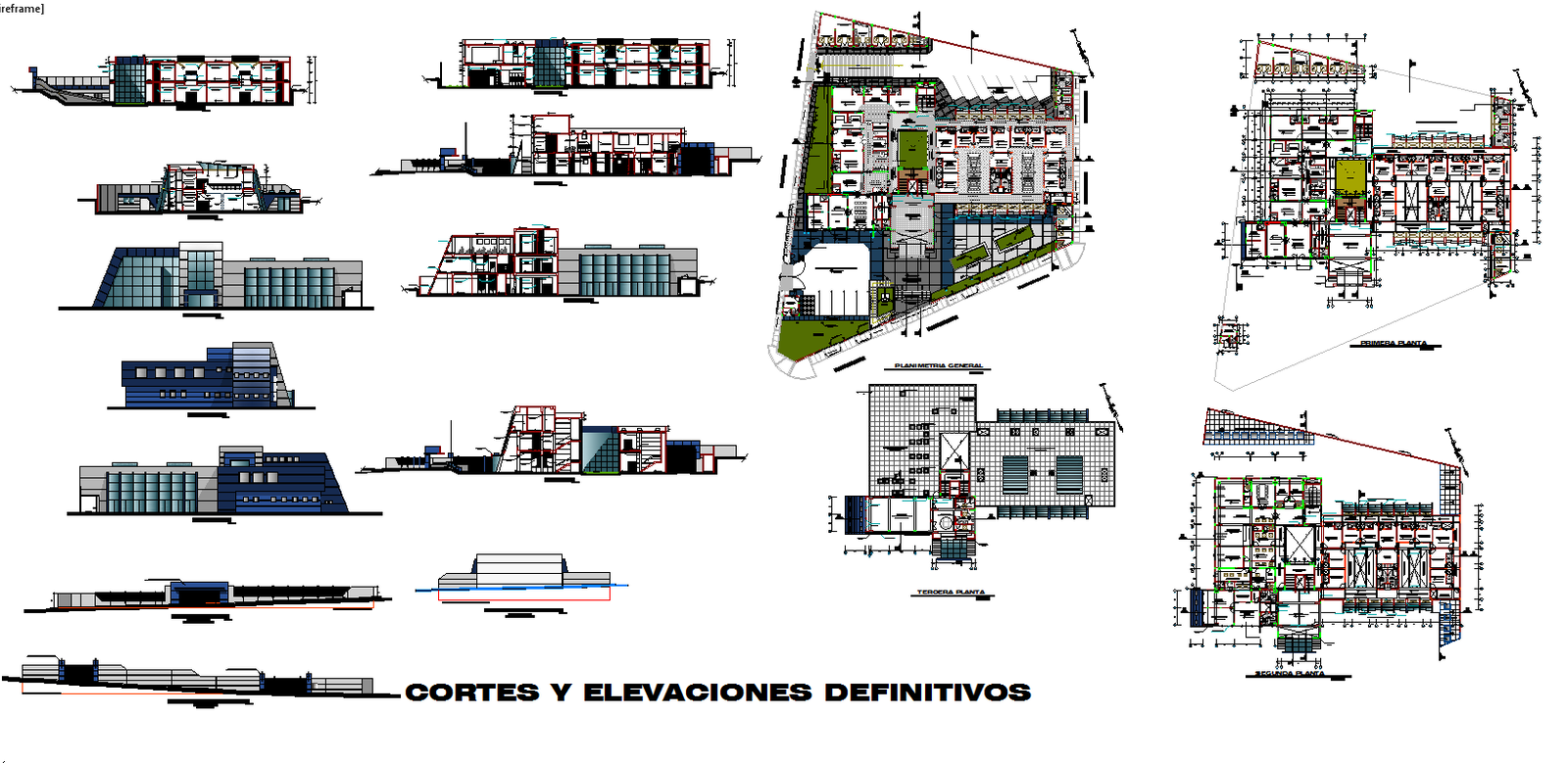 Health Centre Detail DWG File
