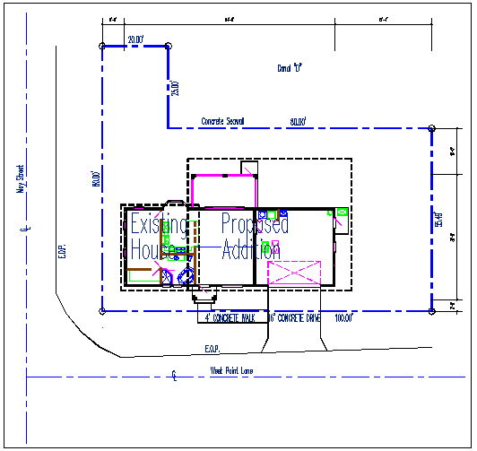 Working plan layout details dwg files