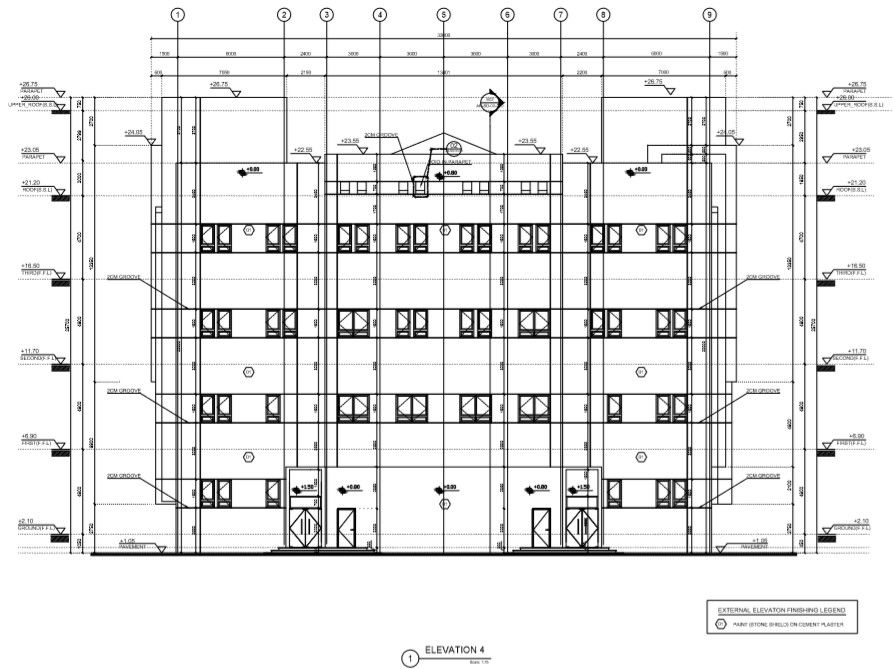  building elevation detail