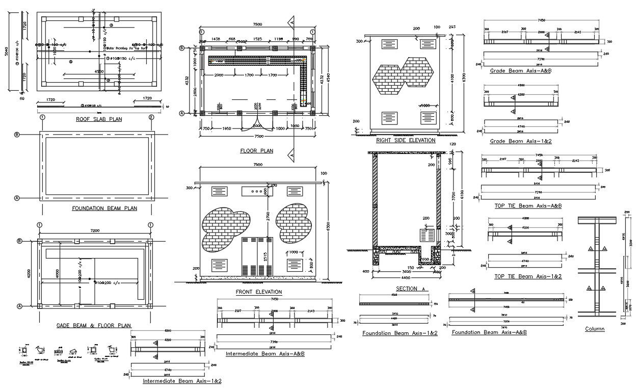 house projects Design for AutoCAD file