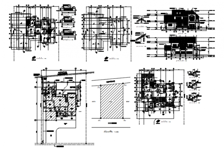 . Autocad file of house 2d detail