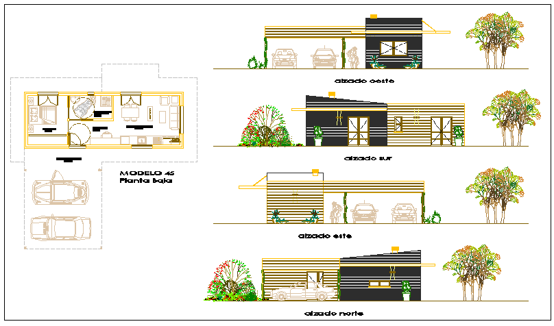 Single family house design