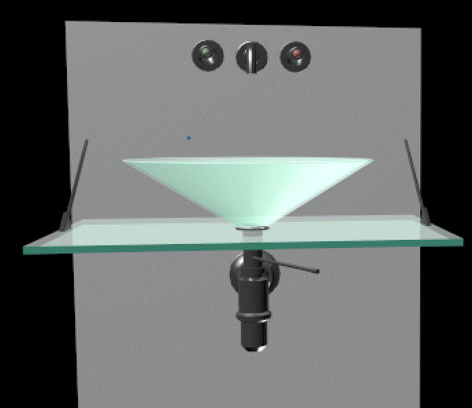 Modern Washbasin 3D AutoCAD DWG with Rendered Design Details