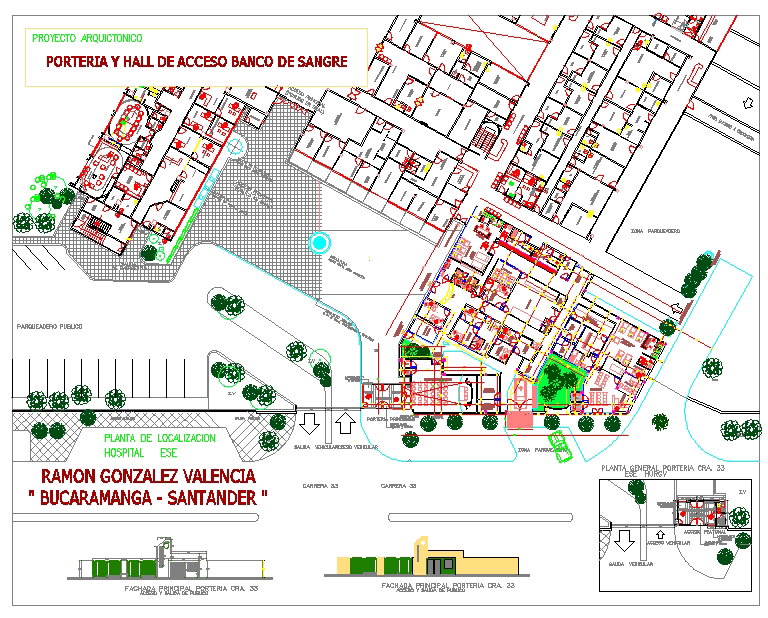 University Hospital Master Plan Site Layout Porteria Hall Design