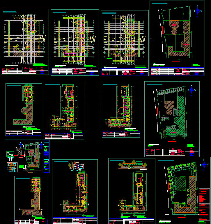Paripally Hotel CAD Drawing and Architectural Design Layout DWG File