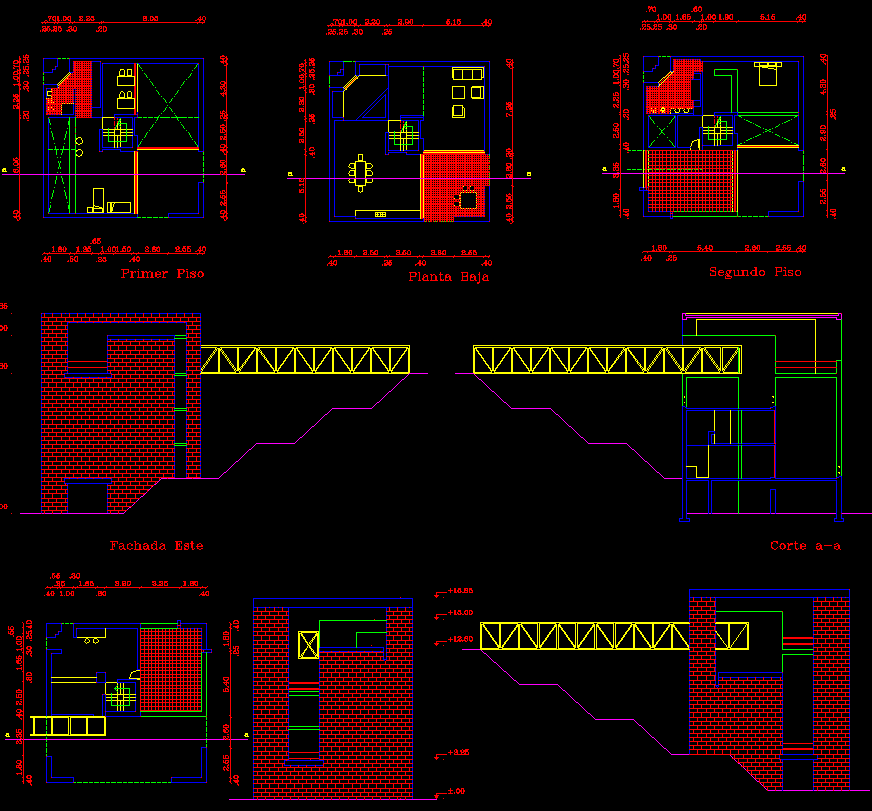 Bridge House DWG CAD Drawing for Modern Architectural Design
