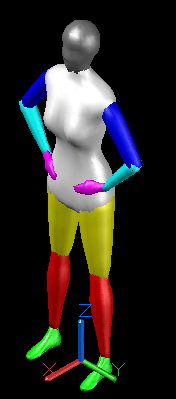 3D People CAD Drawing in AutoCAD for Architectural and Interior Use