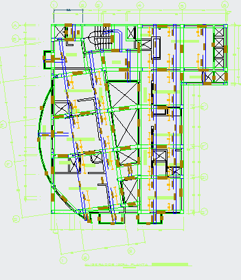 Lodging Project DWG Floor Plan with Complete Structural Details