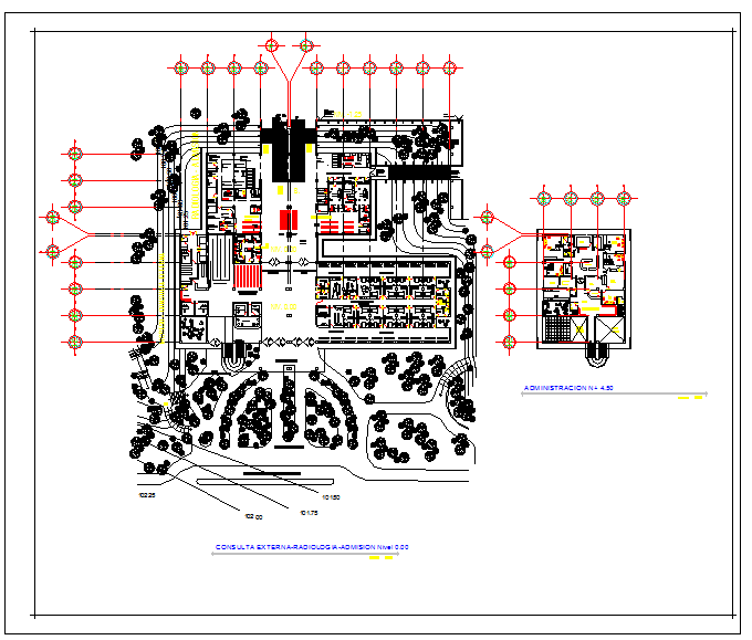Hospital DWG file