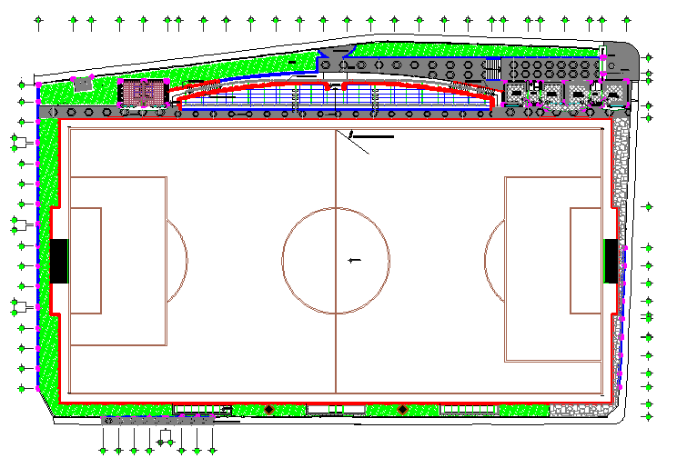 Sport Centre Lay-out Detail