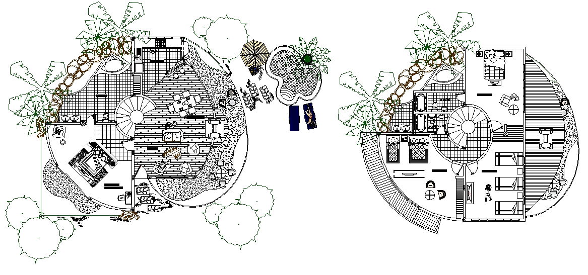 Villa Type Bungalows detail plan