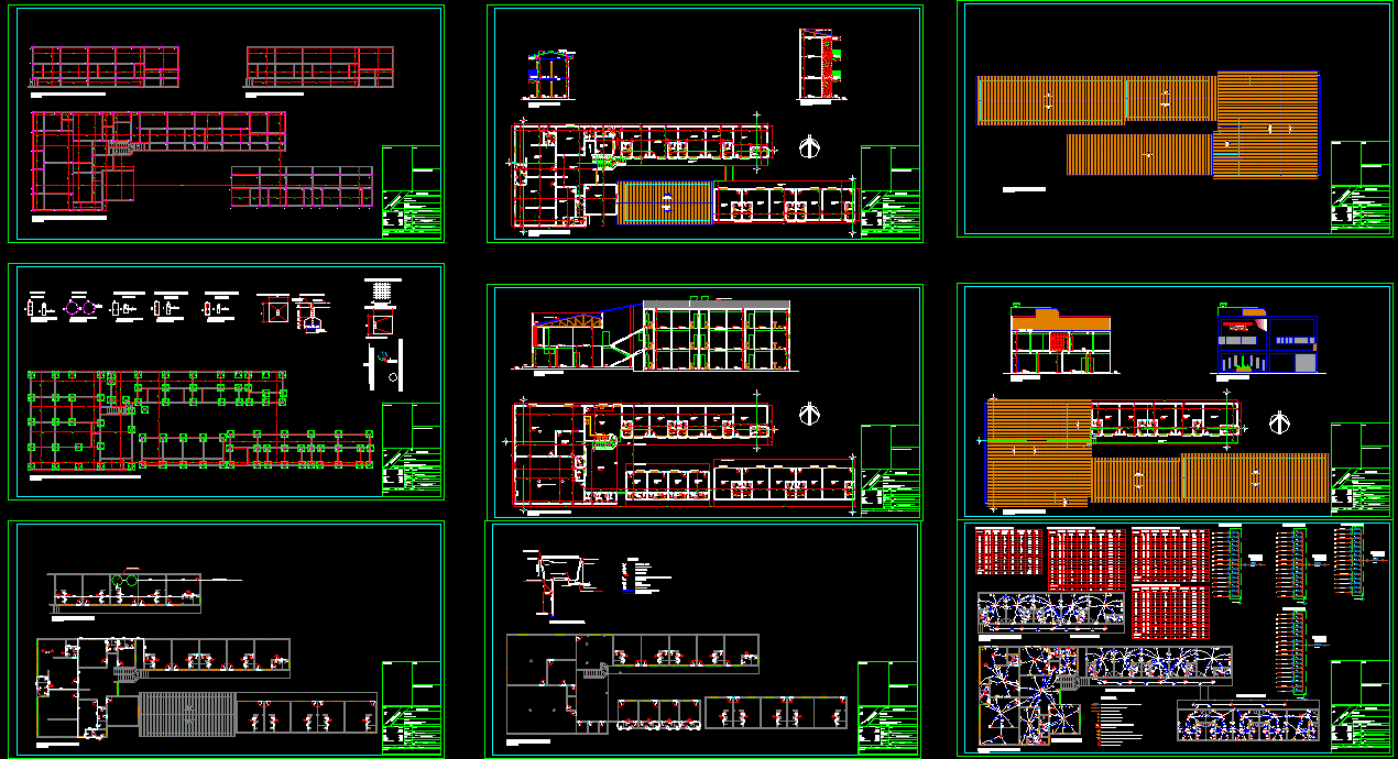 Hotel Pranchal AutoCAD Drawings with Floor Plans and Layouts