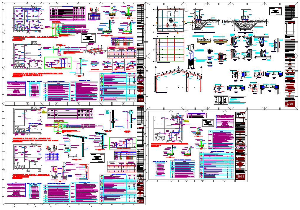 Construction Detail DWG File with Electrical and PVC Conduit Layout