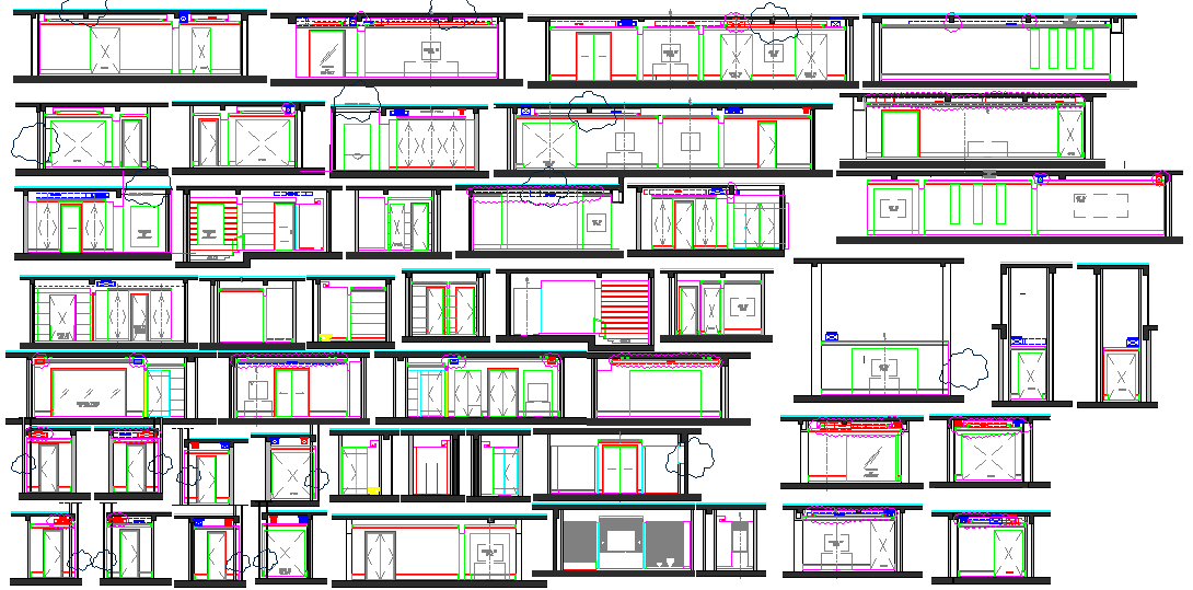 Door & Window Elevation detail.