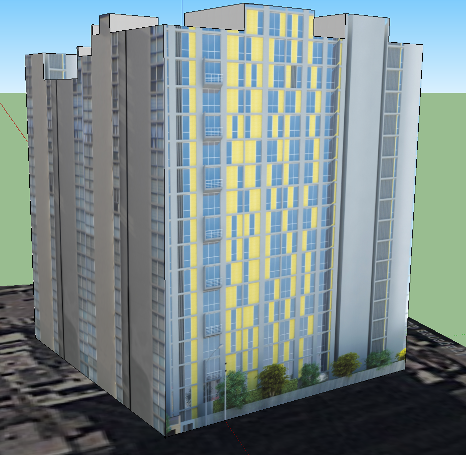 High Rise 3D Building