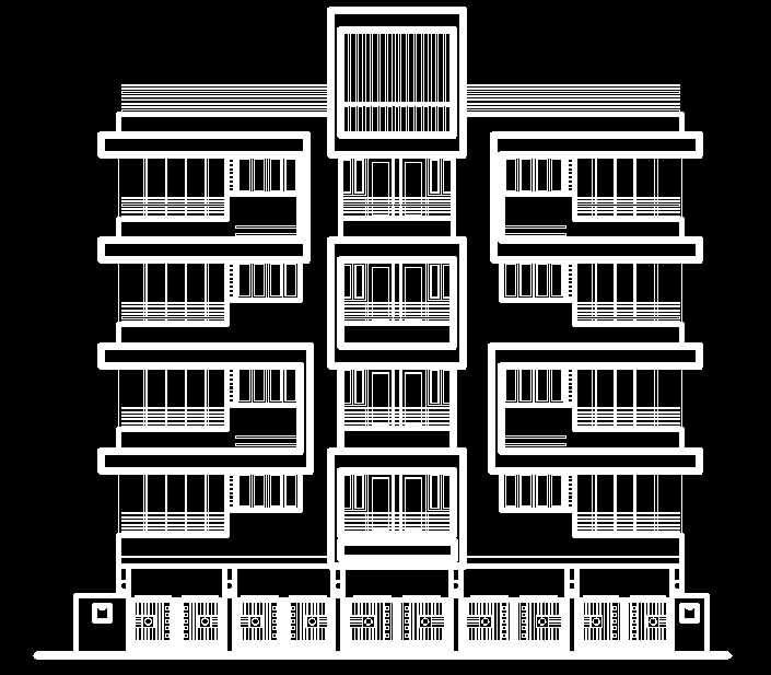 Apartment DWG Design with 2D Layout Plans for Residential Projects