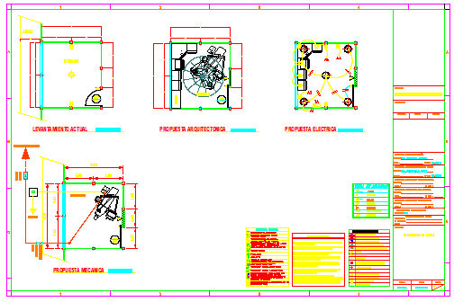 Machine room design drawing