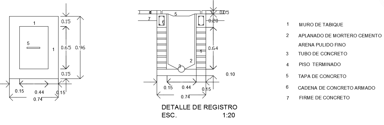 100x74cm column plan cad drawing is given in this file