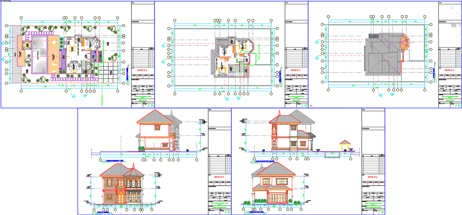 Modern 10x9 Meter Villa Floor Plan with Elevation Design