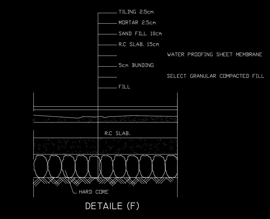 10x10m house plan concrete structure drawing