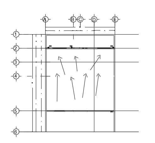 10x13m 2bhk house plan roof water flow direction AutoCAD drawing is given in this file. For more details download the AutoCAD drawing file from our cadbull website.