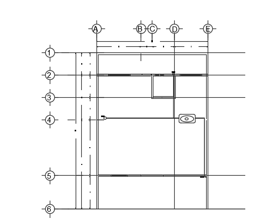 10x13m 2bhk house plan water line layout AutoCAD model