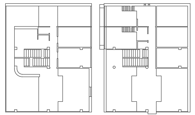 10x13m architecture villa plan cad model is given in this file