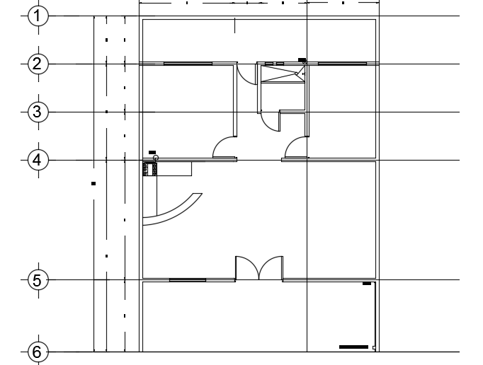 10x14m simple 2bhk house plan water line AutoCAD drawing is given in this file