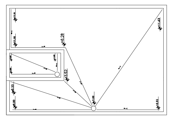 10x15m house building rainwater hole detail drawing