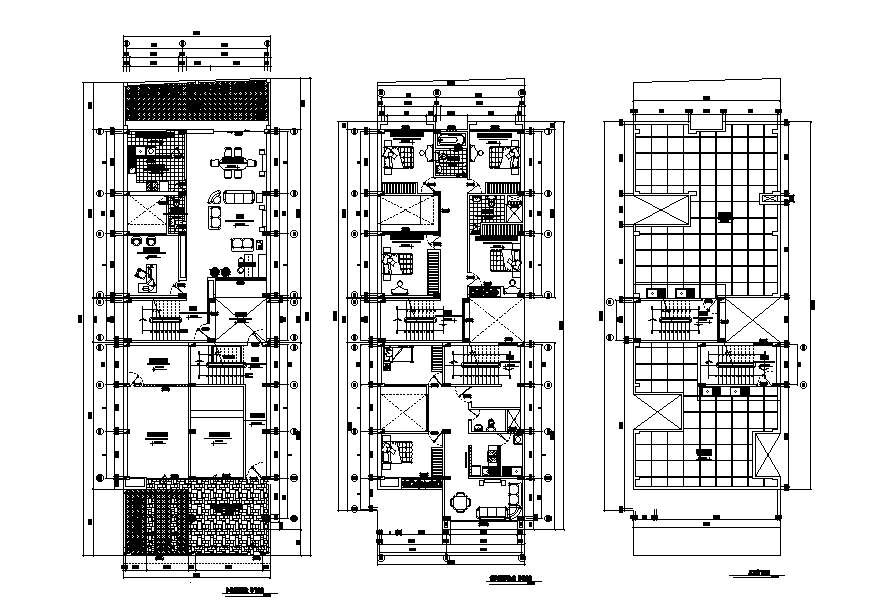 10x30m home plan is given in this Autocad drawing file. Download the 2D Autocad file.