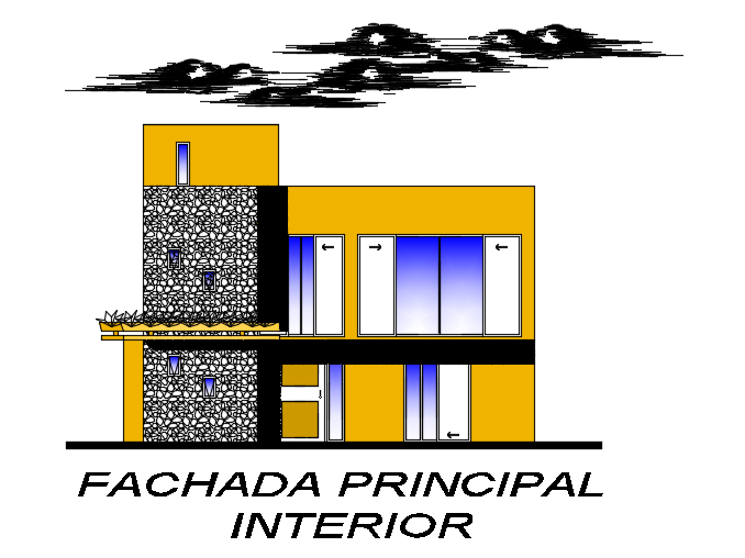 10x46m luxury villa roof floor plan 2D AutoCAD diagram