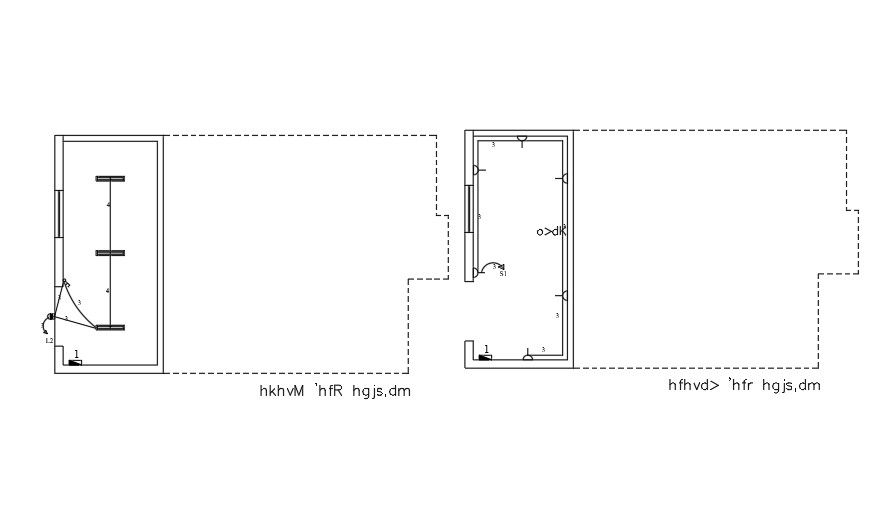 10x6 Meter Electric Plan Of House AutoCAD File