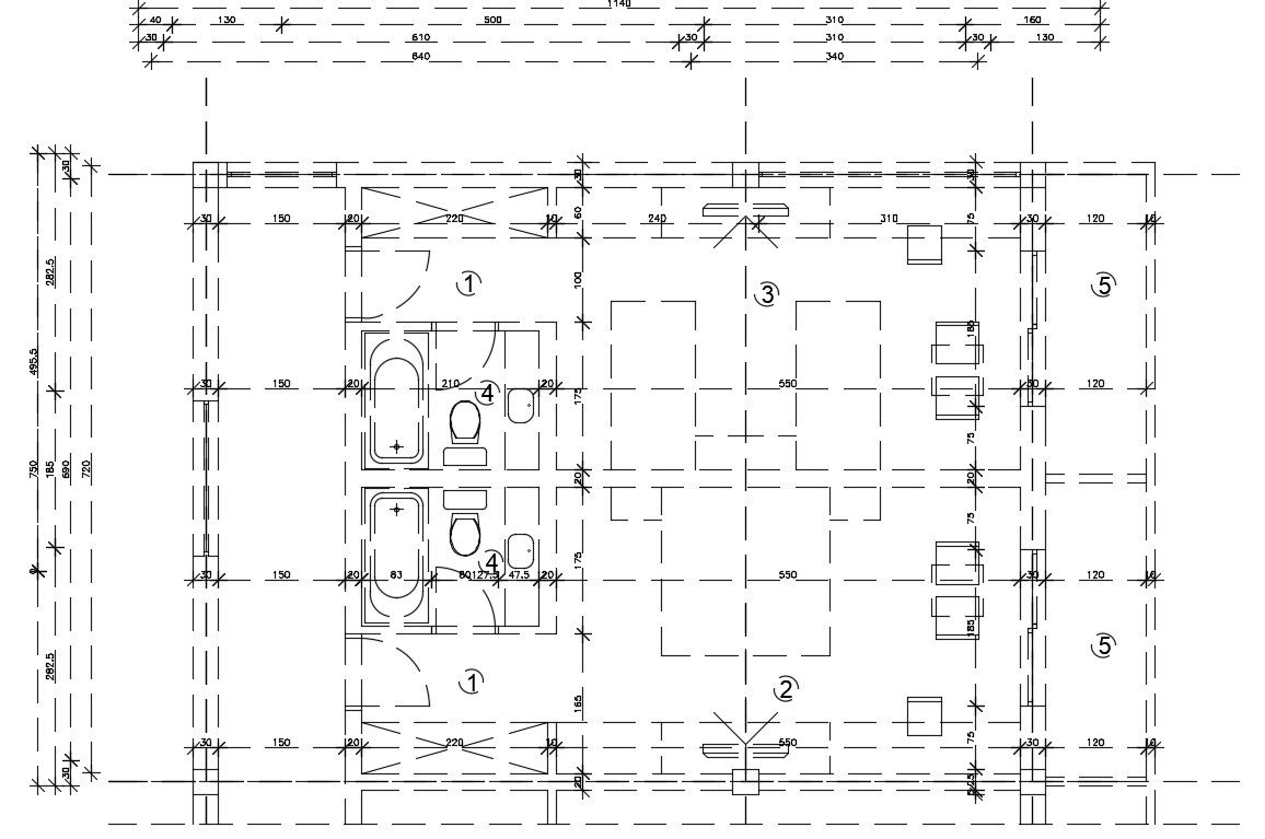 10x7m Hotel Room Floor Plan in AutoCAD Drawing File