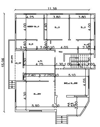 11 MX15 M Architecture Bungalow Planning With Dimension