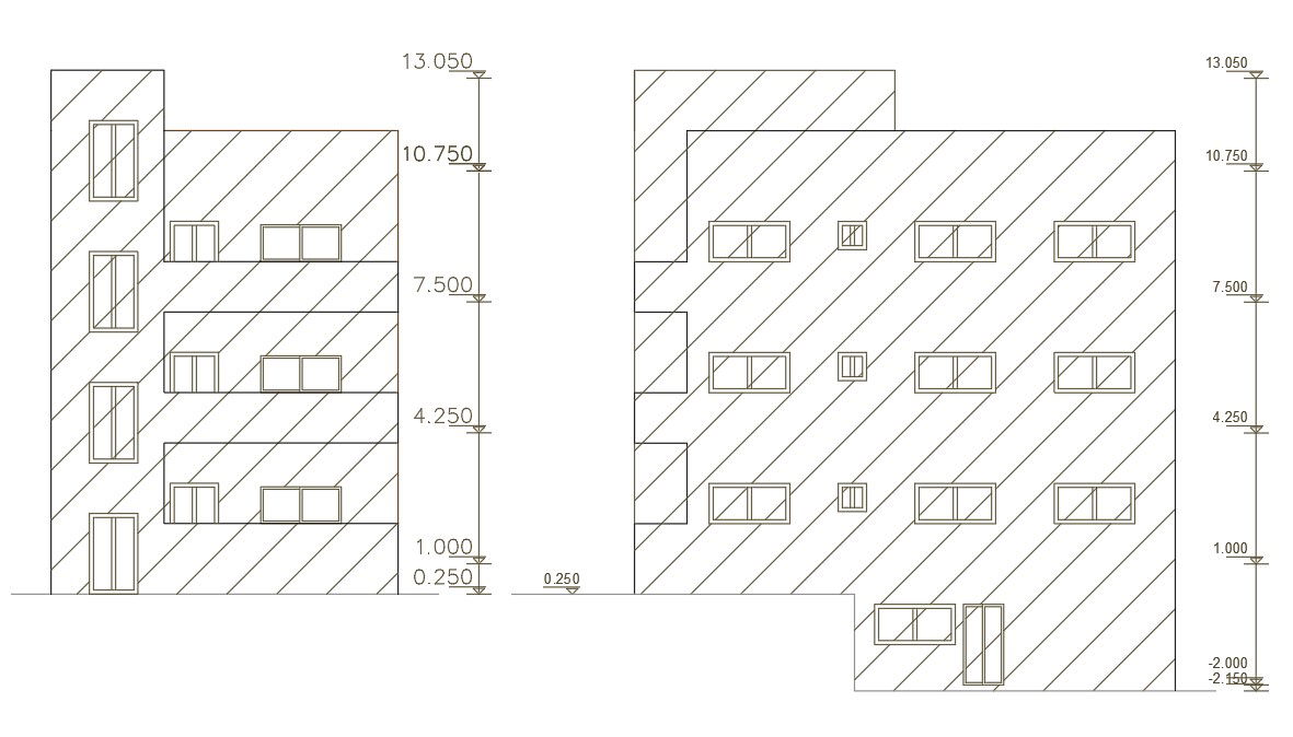 1100 Square Feet House Building Elevation Design