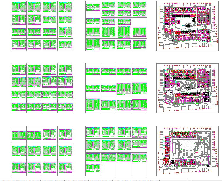 Electrical Layout Plan with Power Distribution and Lighting DWG File