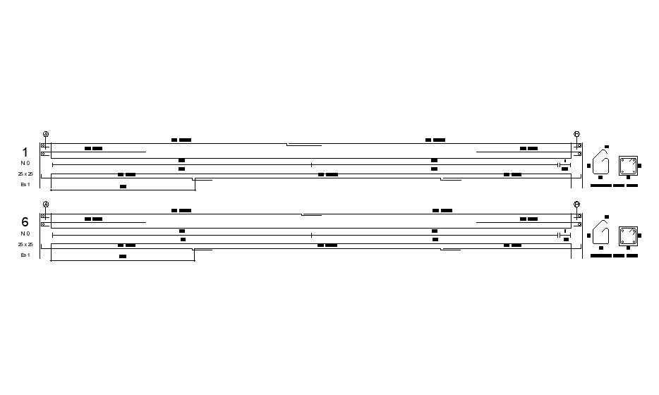 11m length of the beam is given for 22x32m basketball court in this AutoCAD drawing model.Download now.