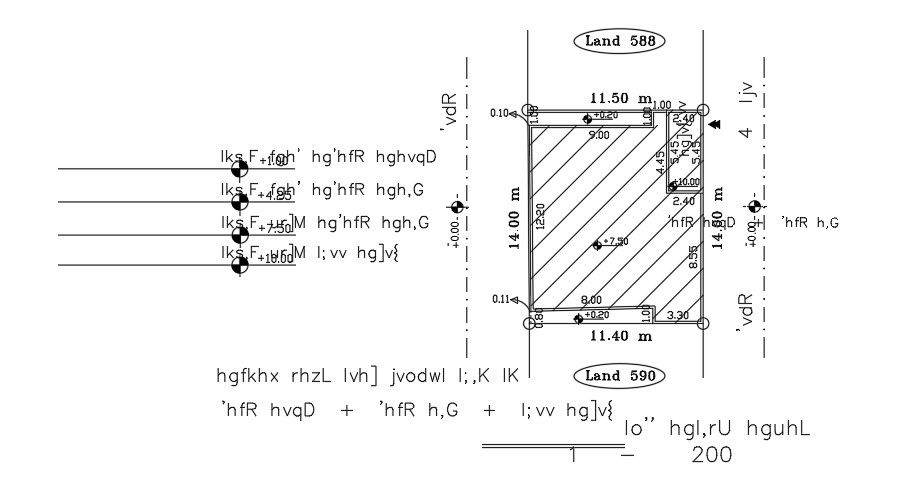 11x14m site layout drawing download now