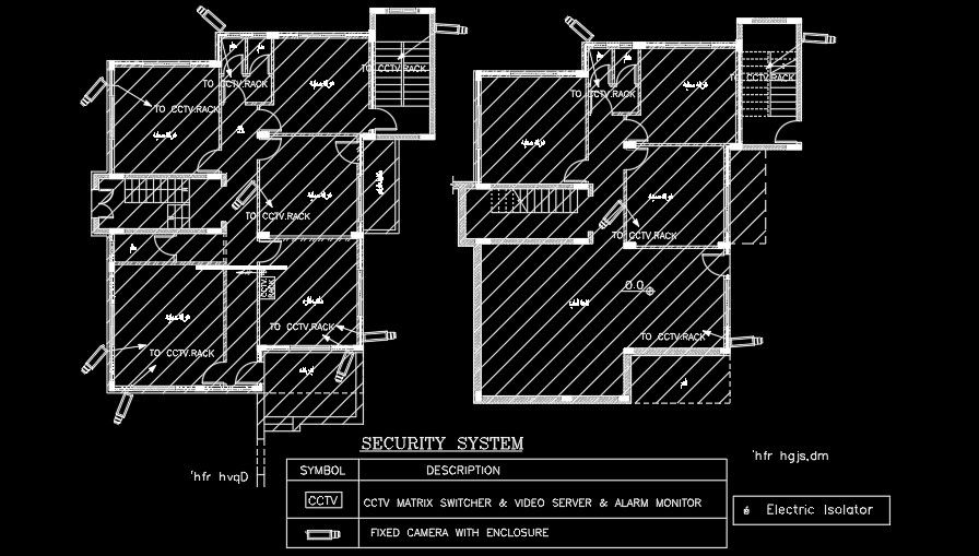 11x16m house plan outside security system