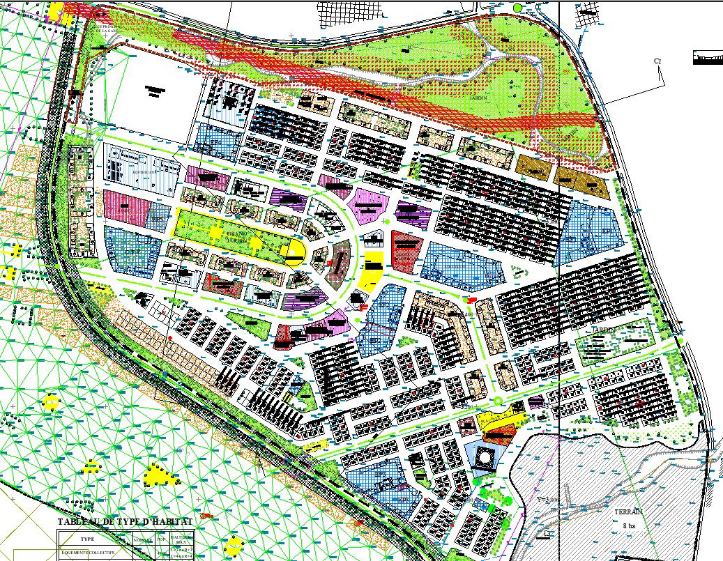 1230303 sq mtr Luxurious Town plan Architecture Planning and detail autocad dwg files