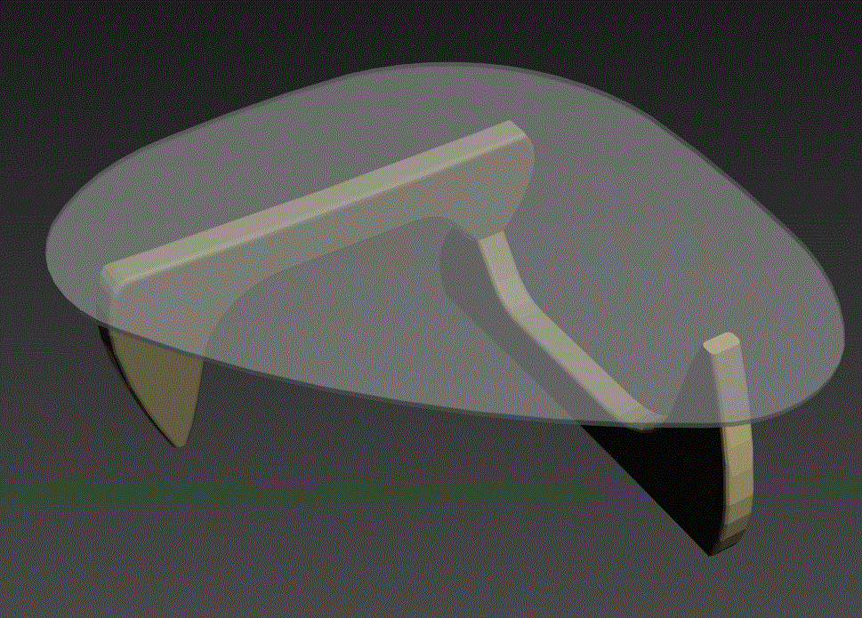 3D Central Table CAD Plan DWG File for Modern Interior Layouts