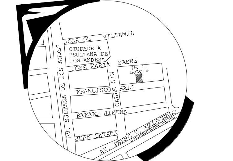 12x12m architecture house plan location CAD drawing