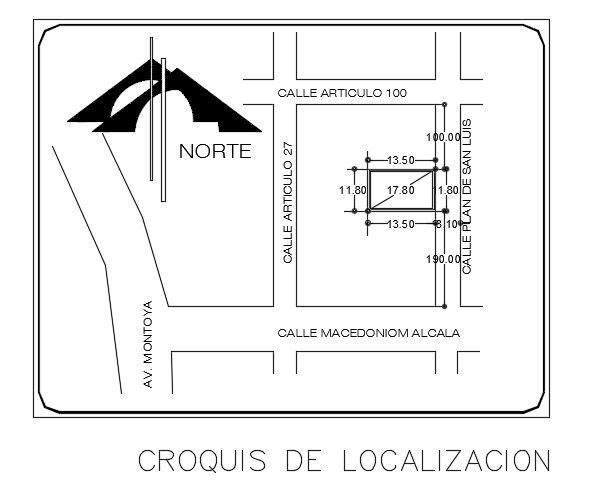 12x13m architecture 3bhk house plan location cad drawing