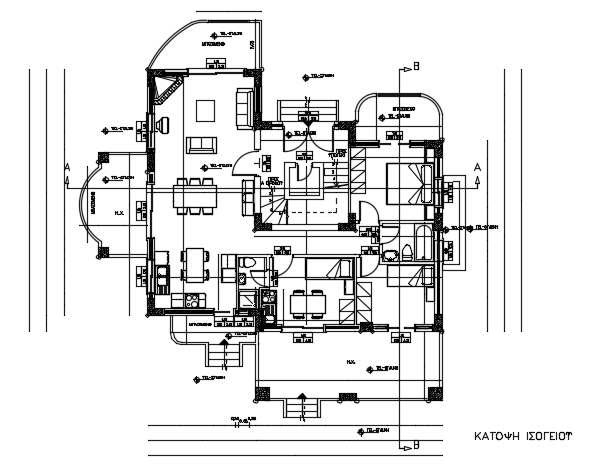 12x13m second floor home plan AutoCAD drawing