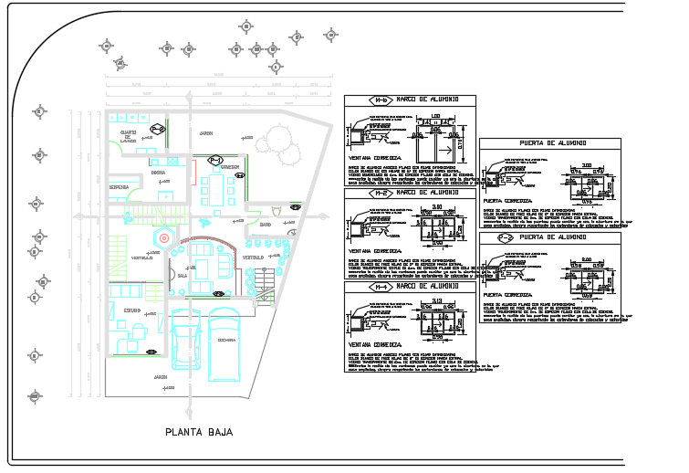 12x15m ground floor door dimension plan is given in this file