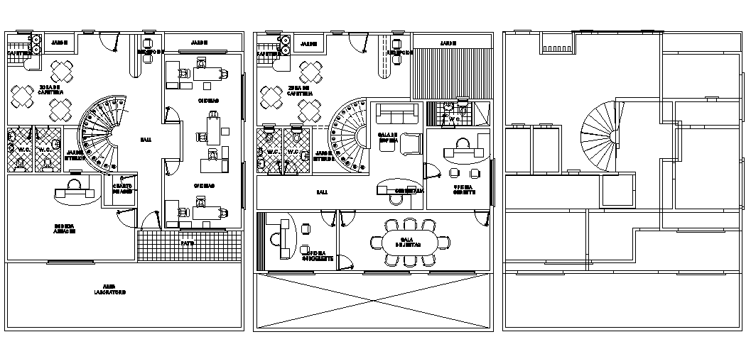 12x15 office plan is given in this Autocad drawing file.Download now