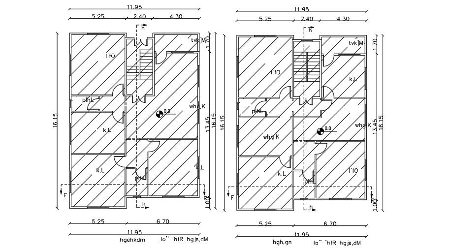 12x16 Meter House Plan Layout